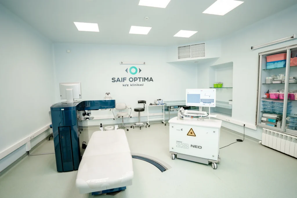 Операционная SAIF OPTIMA с фемтосекундным лазером FEMTO Z8 NEO